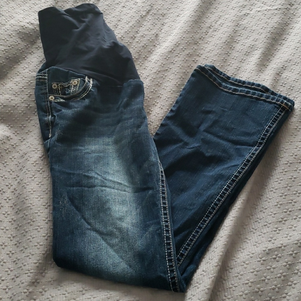 Dark Wash Maternity Jeans